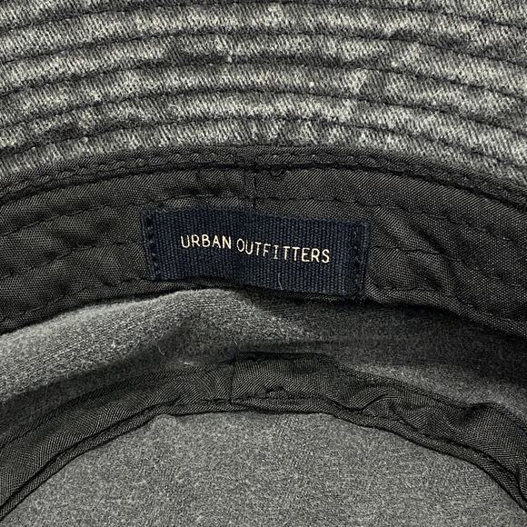 Urban Outfitters Vented Charcoal Gray Unisex Bucket Hat Inner Band Size 22.5” - Picture 7 of 8